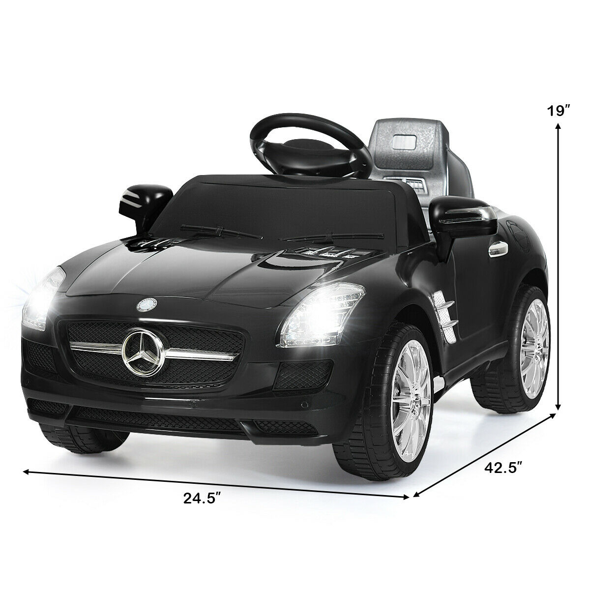mercedes sls 6v electric ride on car with remote control