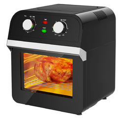 Costway New 12.7 QT Air Fryer Oven 1600W Rotisserie Dehydrator Convection Oven w/Accessories