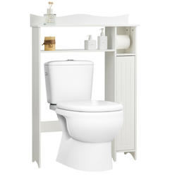 Elegant Bathroom Space Savers Over Toilet Storage Shelf