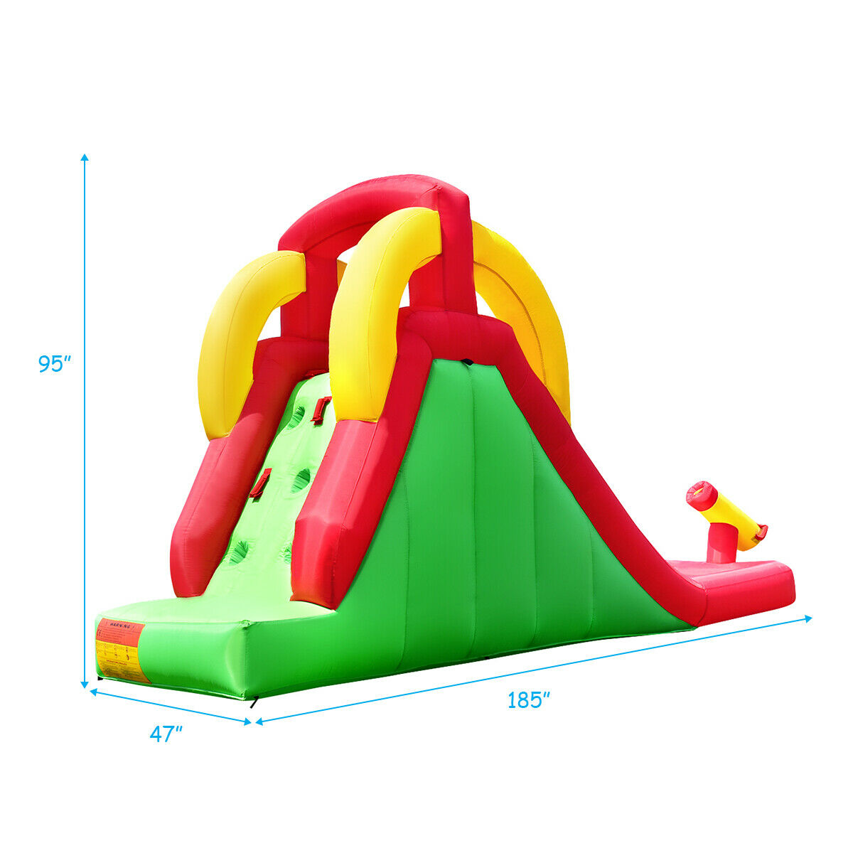 costway inflatable water slide