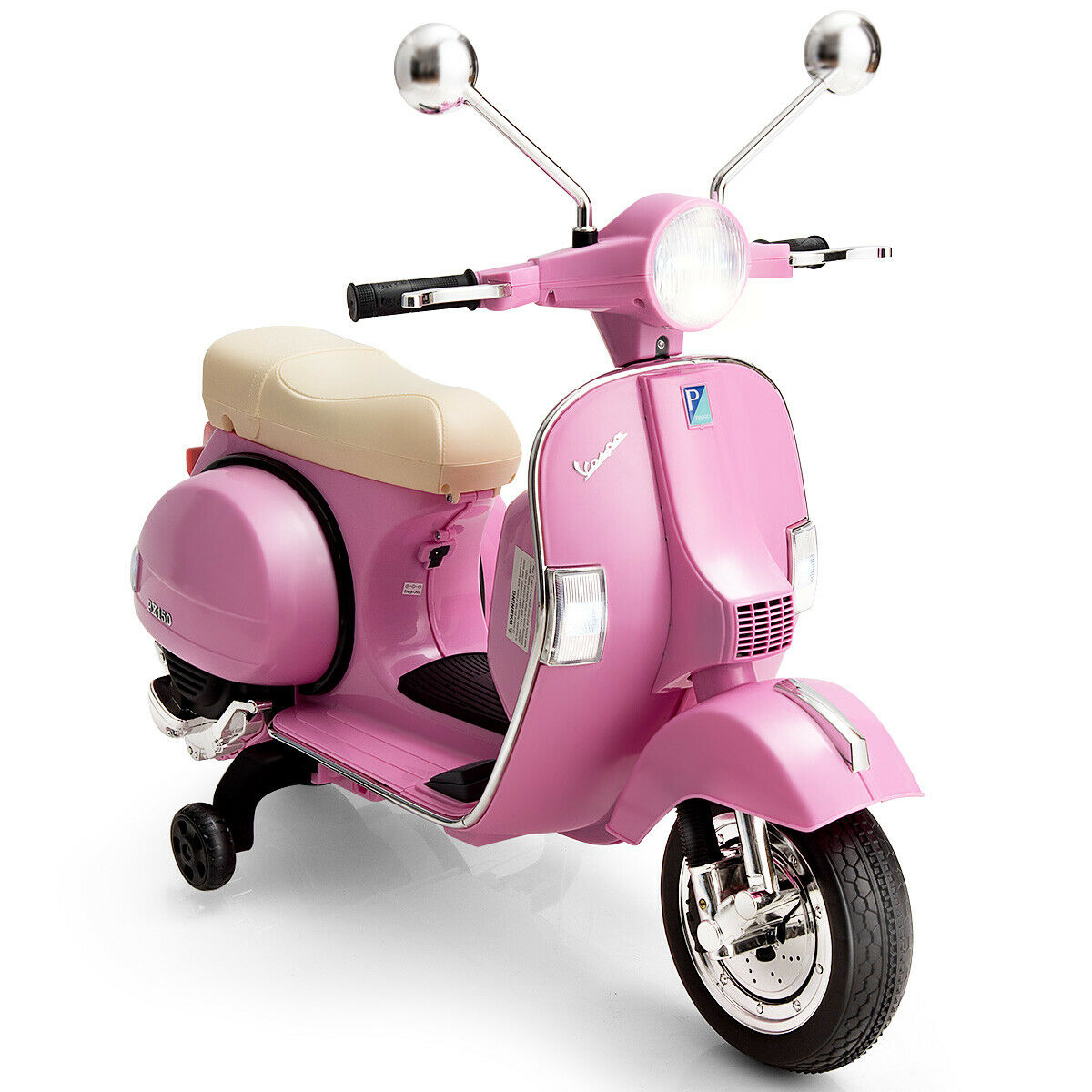 vespa scooty pink