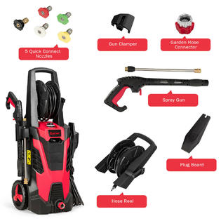 Costway EP24606US 3500 PSI 2.1GPM Electric Pressure Washer High Power