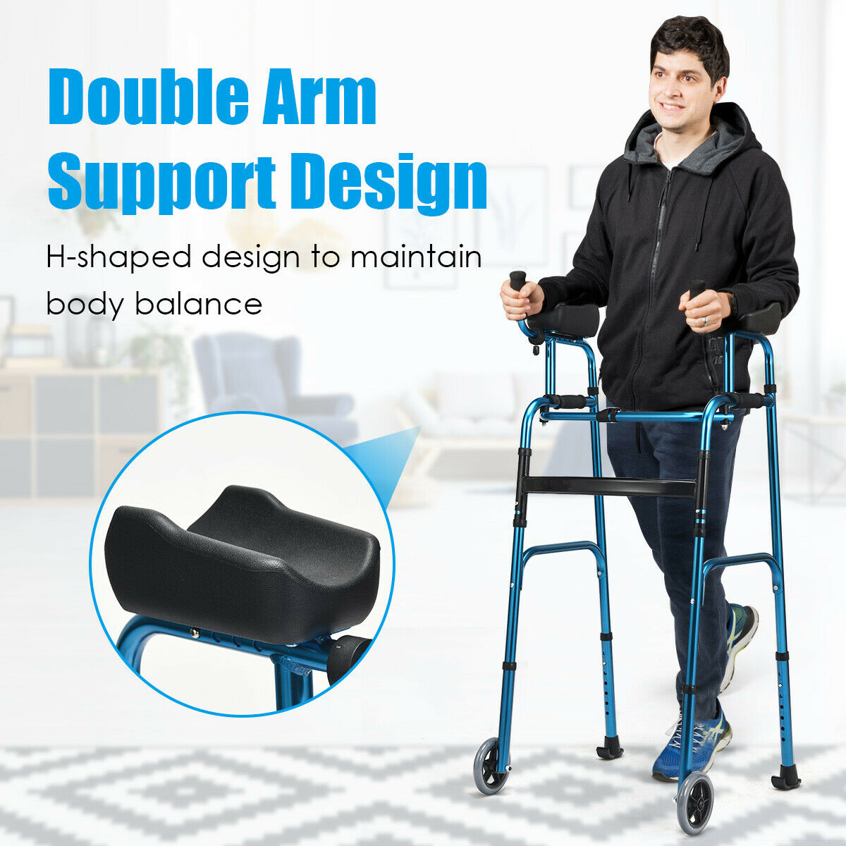 adjustable walking frame