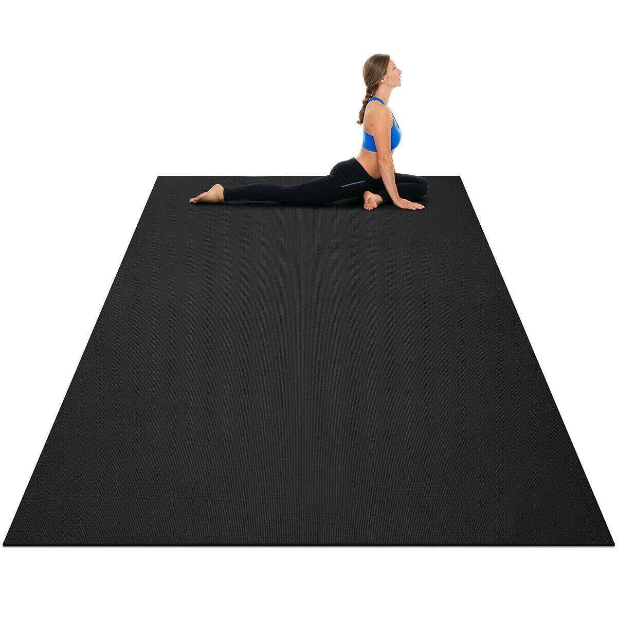 Premium Large Yoga Mat – 7′ x 5′ x 8mm – HATHA STRONG