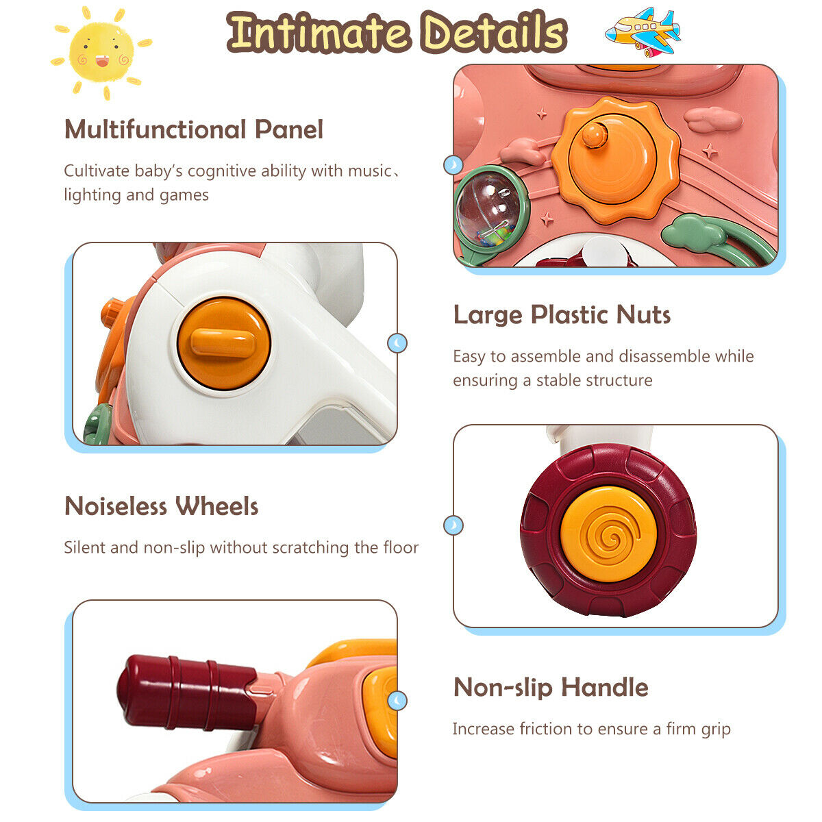 3 in 1 activity walker disassembly