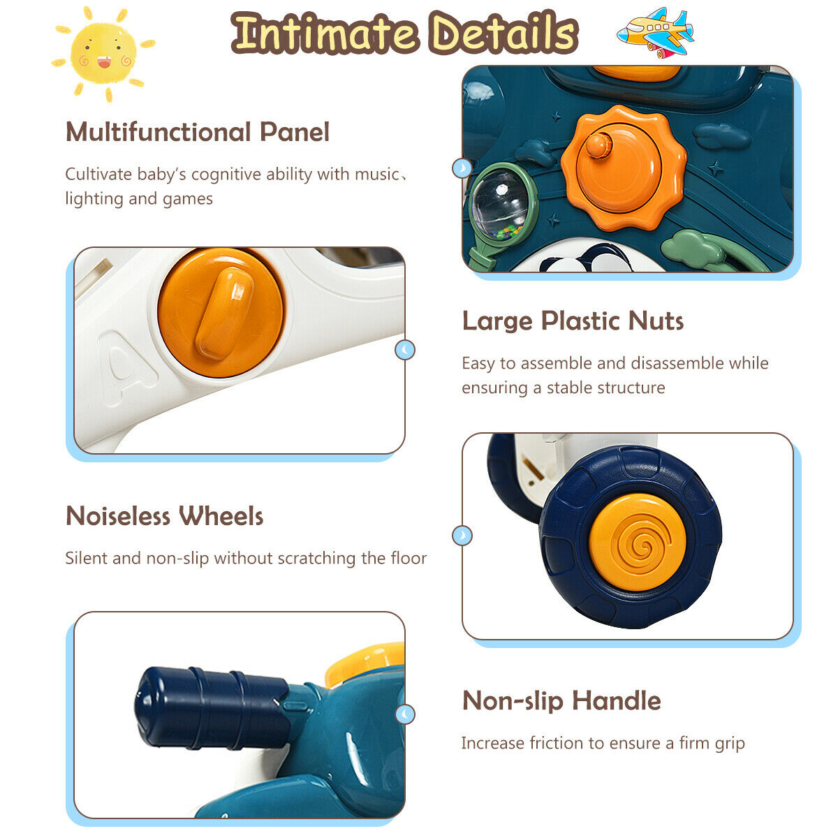 3 in 1 activity walker disassembly