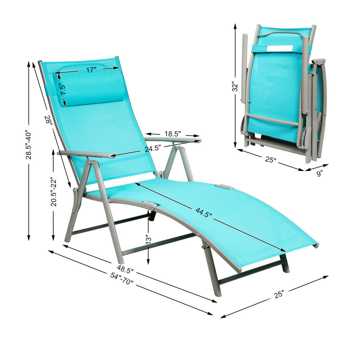 lightweight outdoor lounge chairs