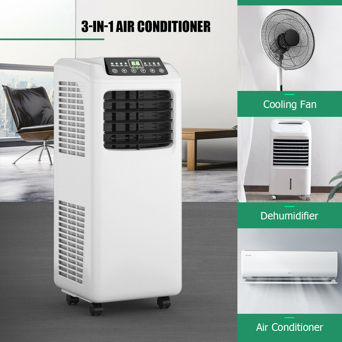 how to use costway air cooler