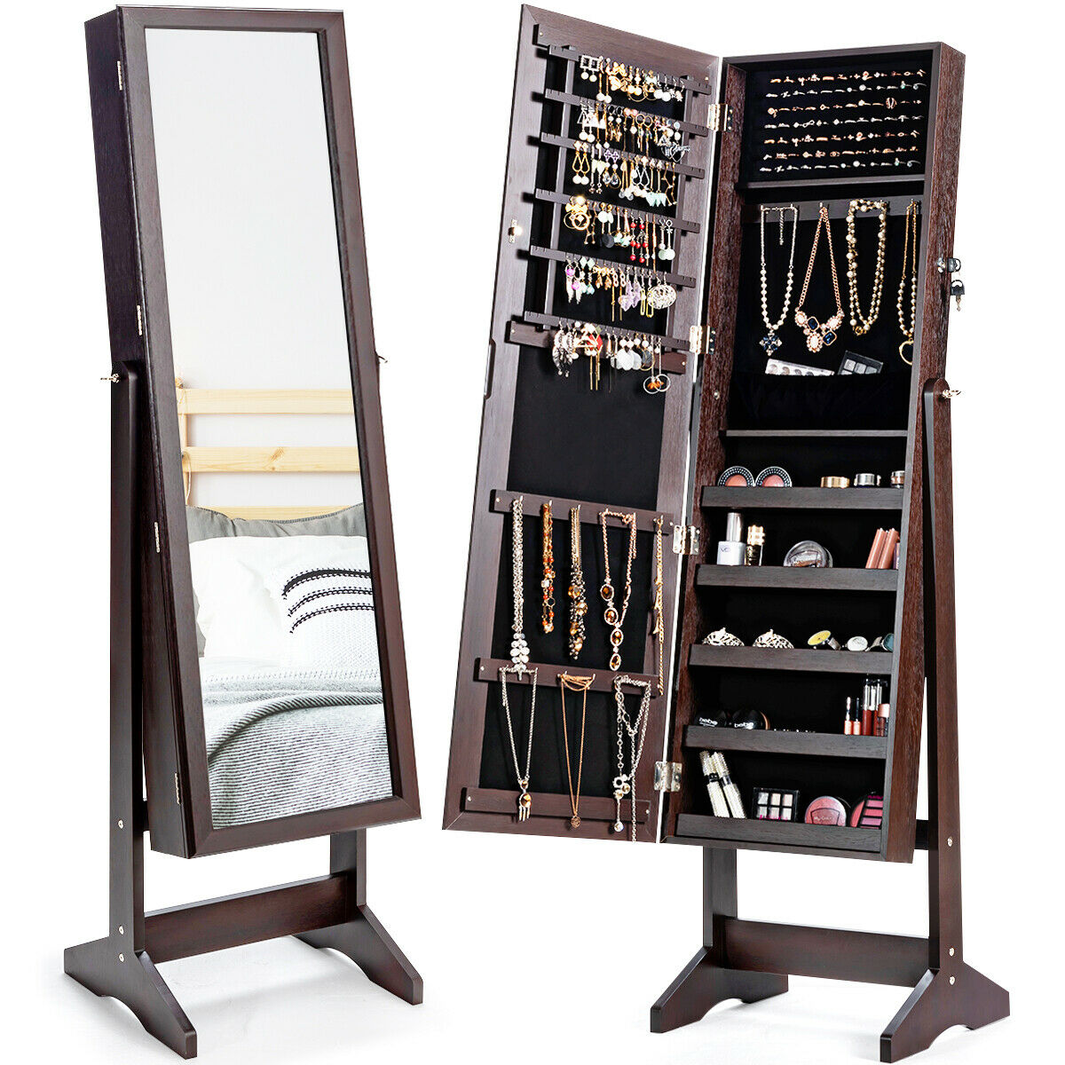 Costway Jewelry Armoires Kmart