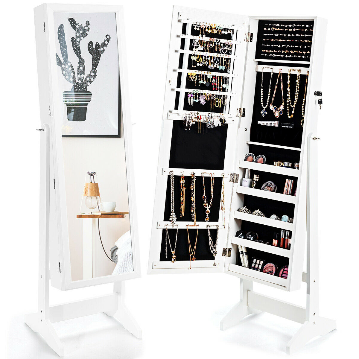 Costway Jewelry Armoires Kmart