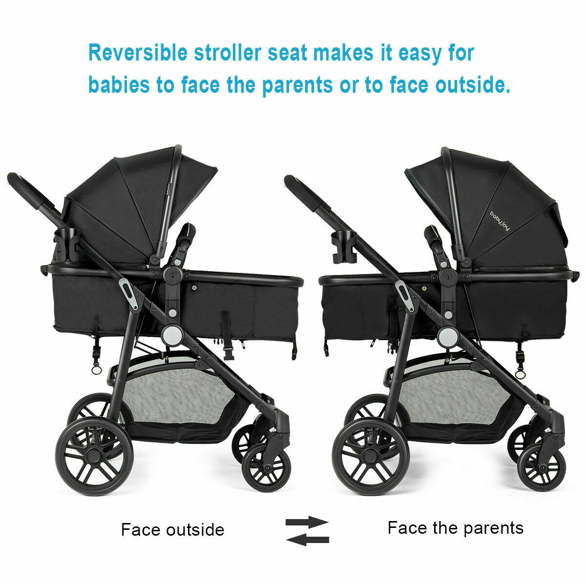 baby joy 2 in 1 stroller