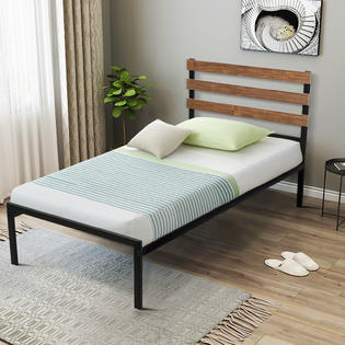Giantex Twin Size Metal Platform Bed, Twin Bed Mattress Foundation