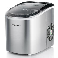 Costway Ice Maker Machine Countertop Automatic Ice Maker 27 LBS/24 Hrs w/ Scoop & Basket