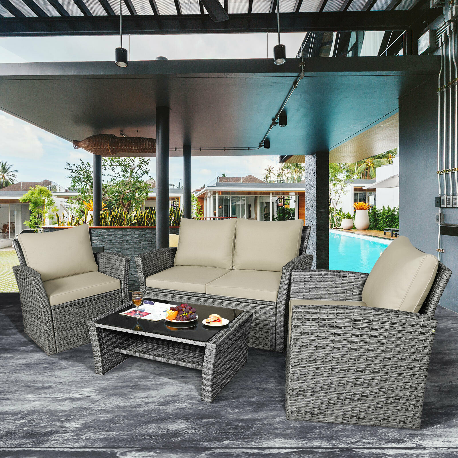 patio outdoor storage cabinets with shelves from Sears.com