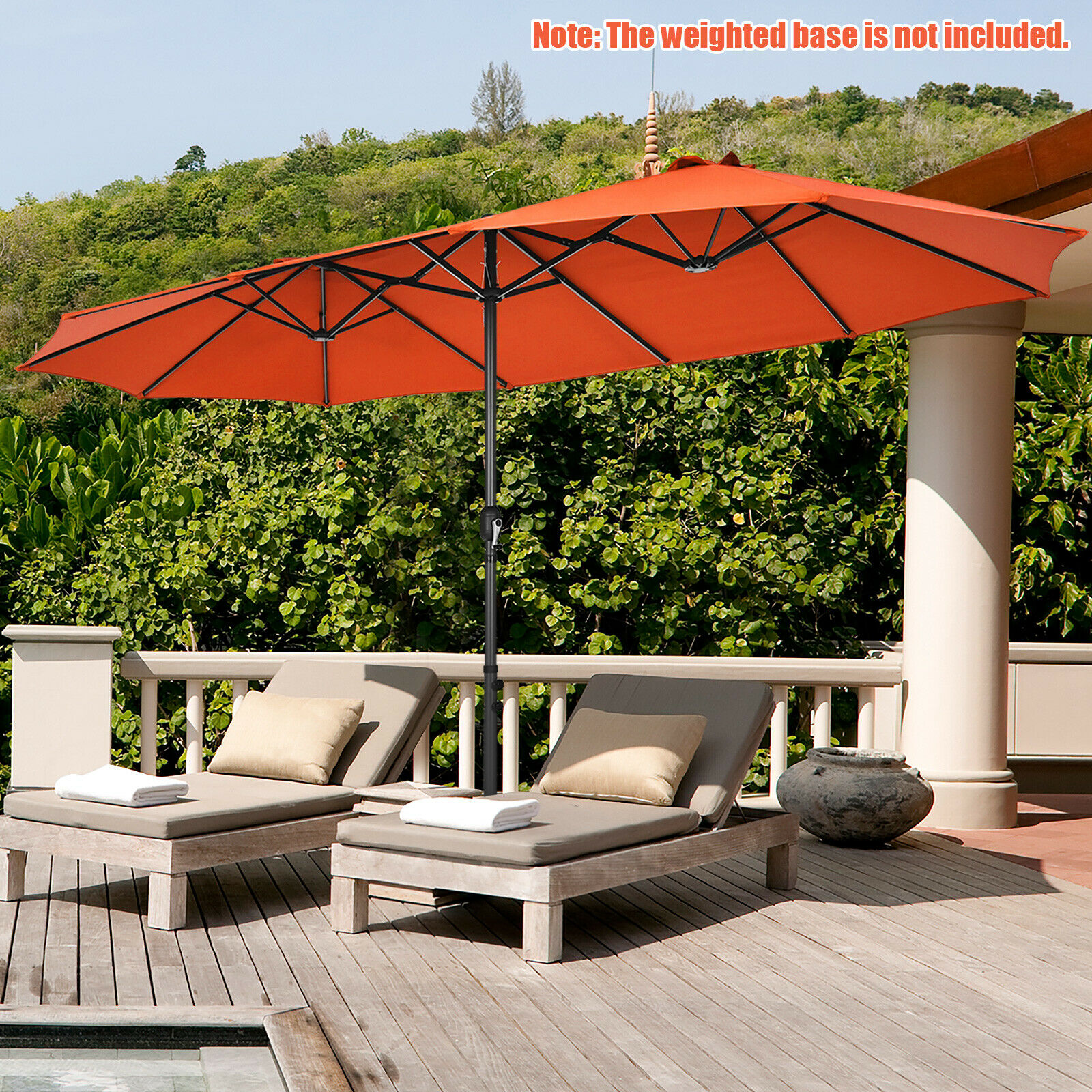 Costway 15 ft umbrella clearance