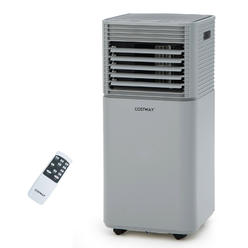 Costway 8000 BTU Portable Air Conditioner 3-in-1 Air Cooler w/Dehumidifier & Fan Mode