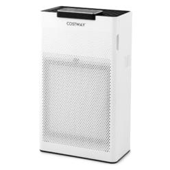 Costway Ozone Free Air Purifier w/H13 True HEPA Filter Air Cleaner Up to 1200 Sq.Ft