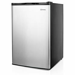 Stakol 3 cu.ft. Compact Upright Freezer w/Single Stainless Steel Door Removable Shelves