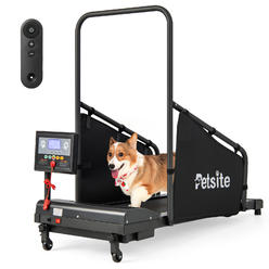 Petsite Dog Treadmill for Small/Medium Dogs Indoors Pet Running Training Machine