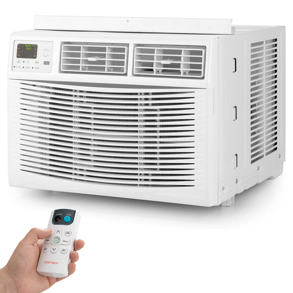 Costway Window Air Conditioner 10000 BTU w/ Cool Dry Fan Auto Mode & up to 450 sq.ft