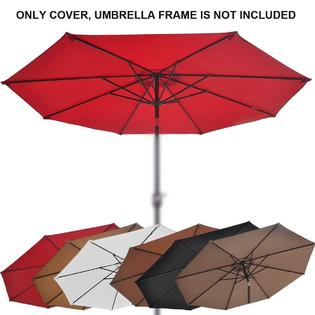 Sunrise Umbrella Uc 12 Ecru 10ft Patio Umbrella Cover Canopy 8 Rib Replacement Top Outdoor Ecru