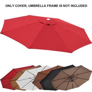 Sunrise Umbrella Uc13 Brown 11 5ft Patio Umbrella Cover Canopy 8 Rib Replacement Top Outdoor Brown Color