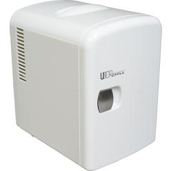 Uber Appliance UB-CH1 Uber Chill Mini Fridge 6-can portable Thermoelectric Cooler (White)