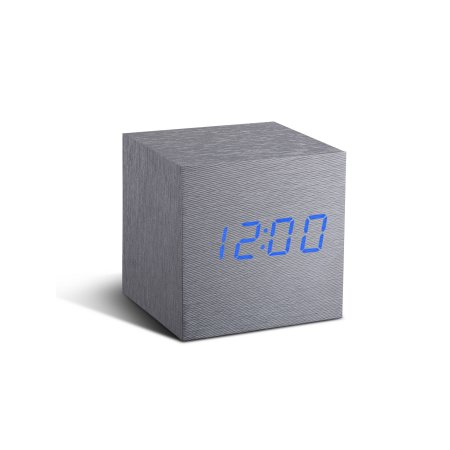 Gingko Cube Aluminum Color Click Click with Blue LED Display
