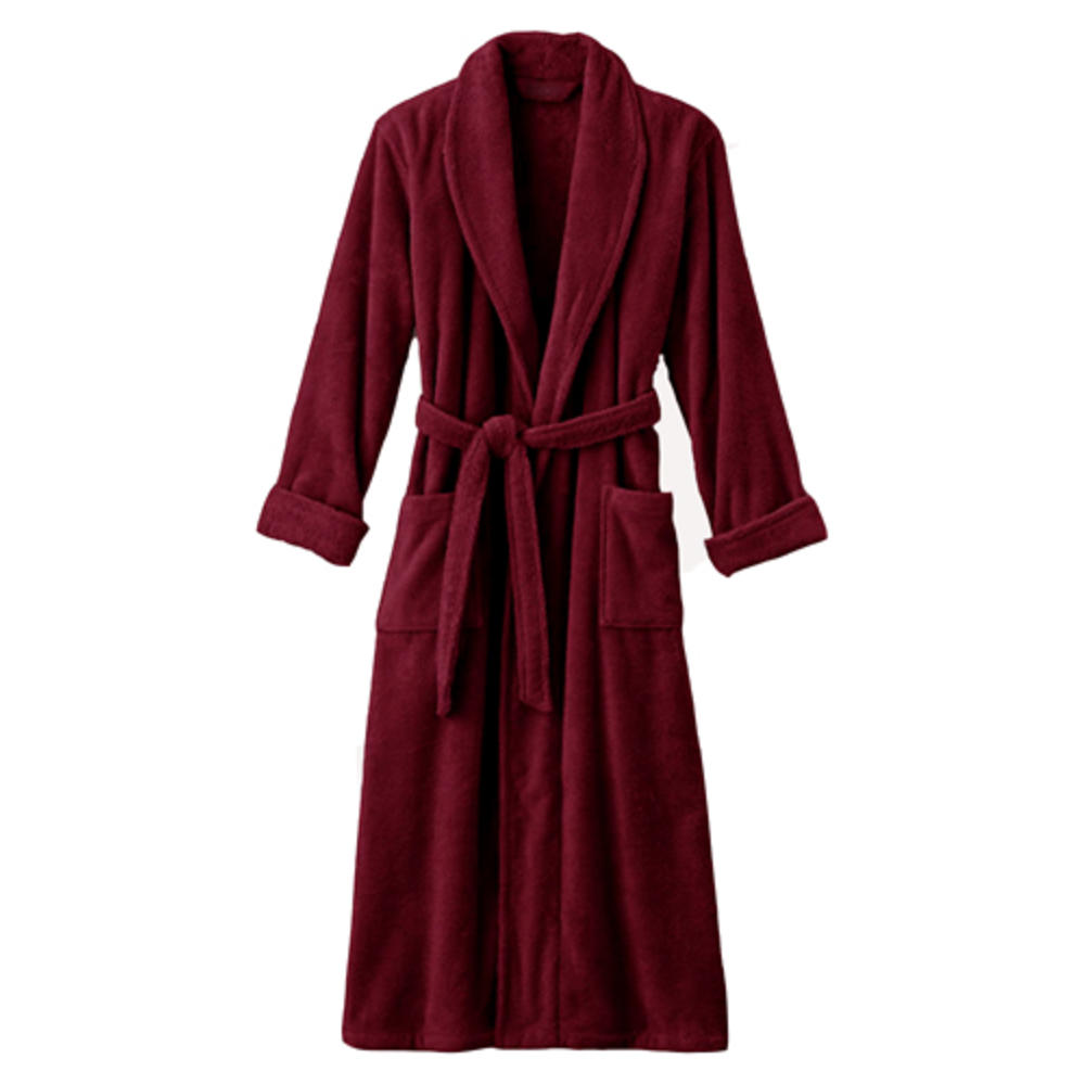 mens cotton velour bathrobe
