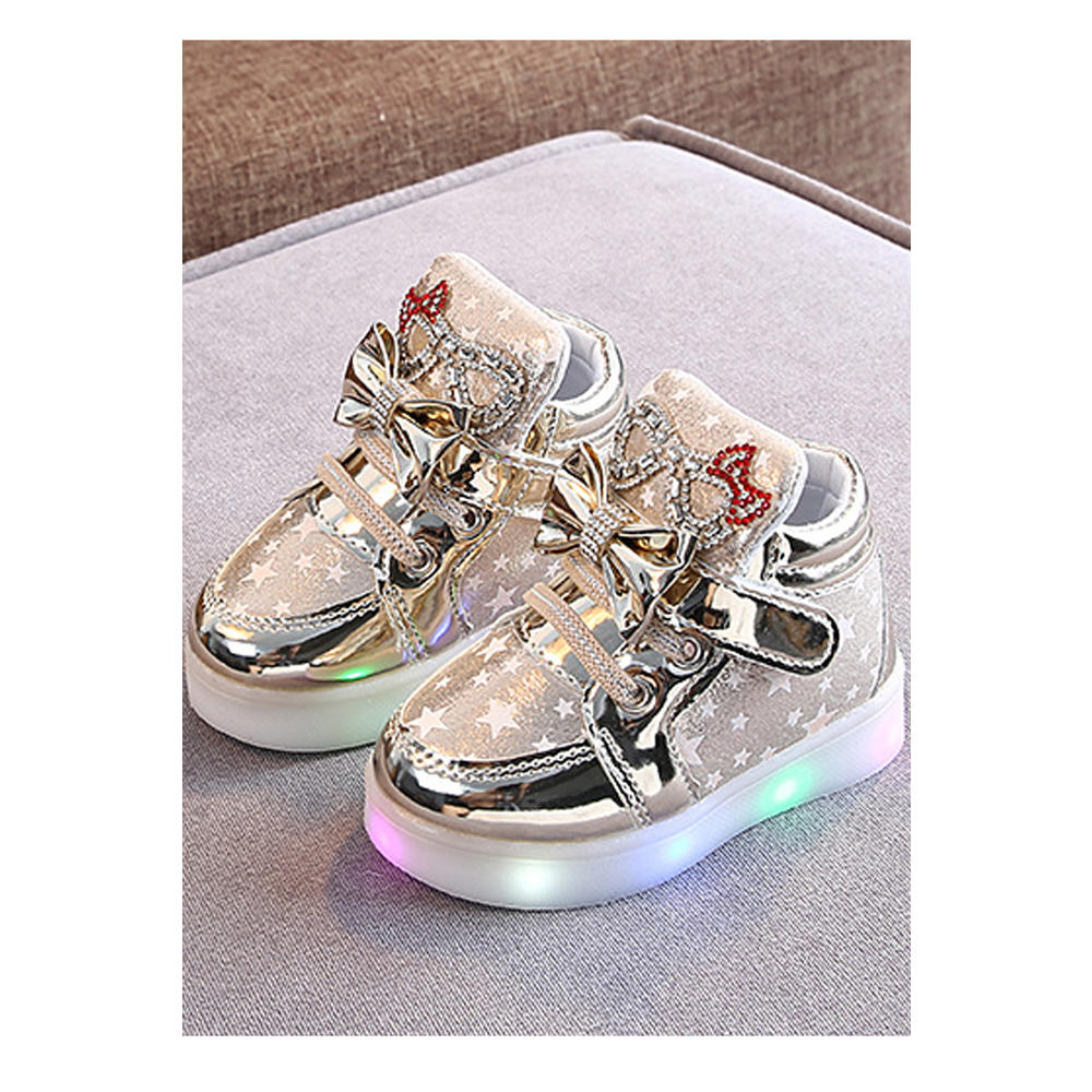 TOMCARRY Girls Fancy LED Light Shoes