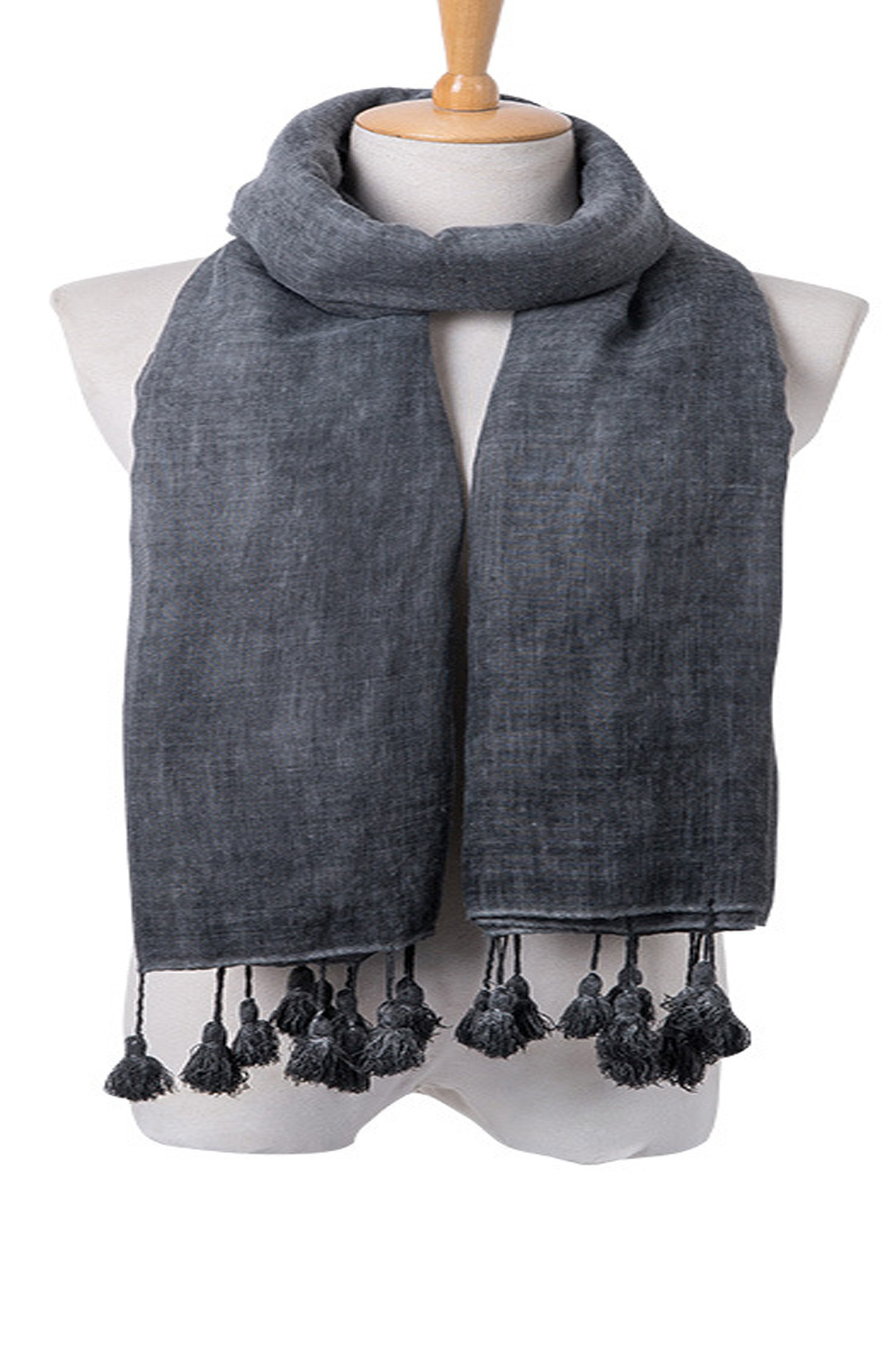 ●TATIANA● Soft Petite Tassel Muffler MF8104 5006509071 MUSINSA | TATIANA Color Blending Tassel Slim Fur Muffler