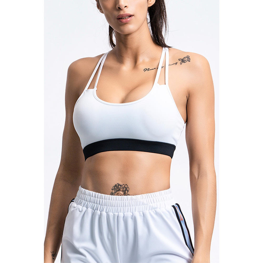 TOMCARRY Women Colour Contrast Special Activewear Bra