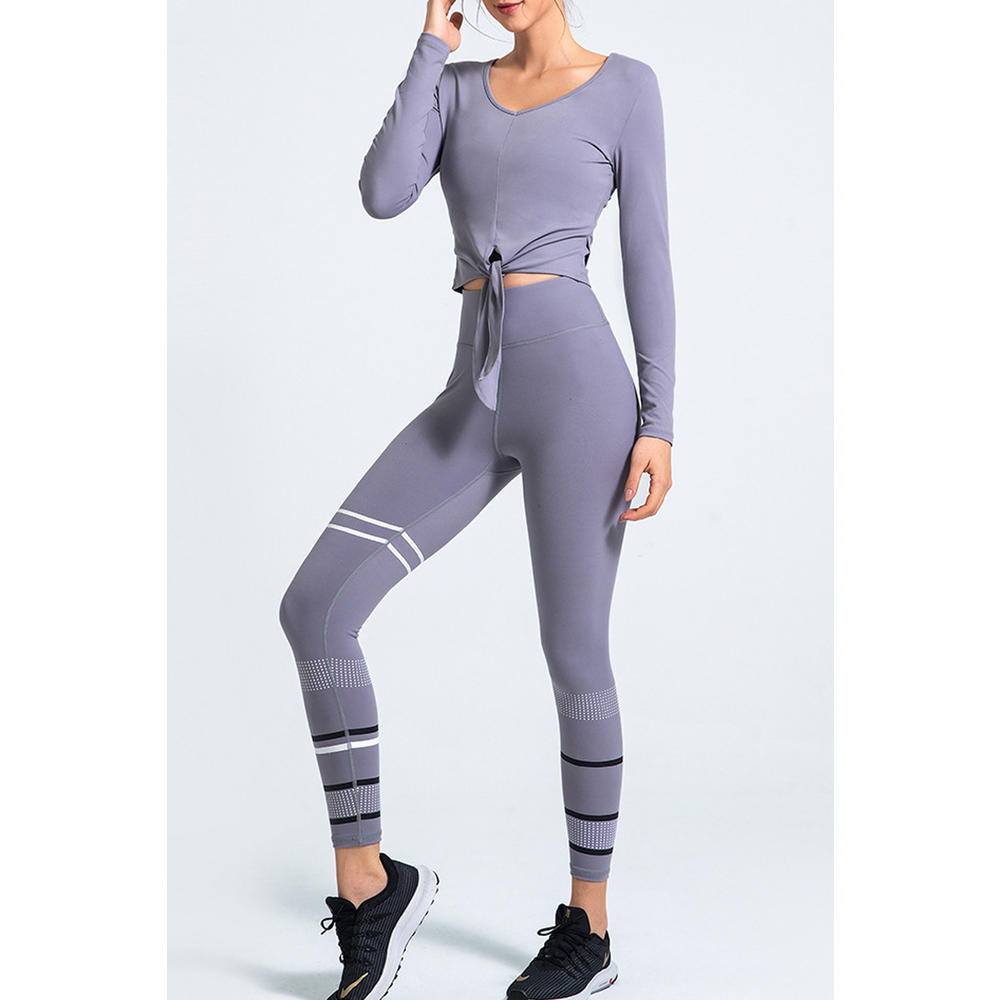 TOMCARRY Women Long Sleeves Round Neck Activewear Top
