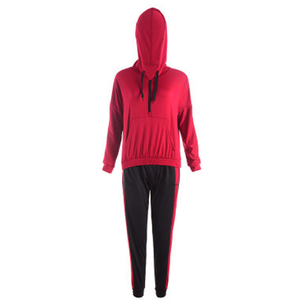 TOMCARRY Women Thin Hooded Stretch Activewear Suit
