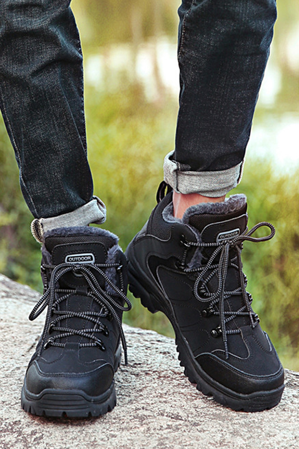flat hiking boots