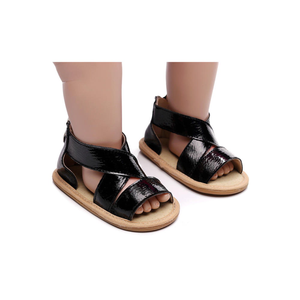 Tom Carry Baby Girls Solid Colored Convenient Flat Bottom Awesome Casual Sandals