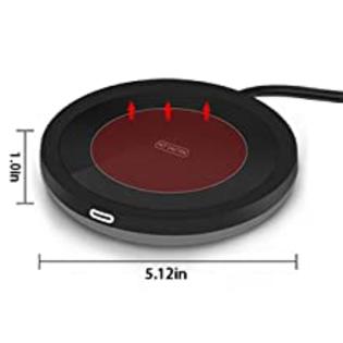  Smart Coffee Warmer, BESTINNKITS Auto On/Off Gravity-Induction Mug  Warmer for Office Desk Use, Candle Wax Cup Warmer Heating Plate (Up to  131F/55C) (Black): Home & Kitchen