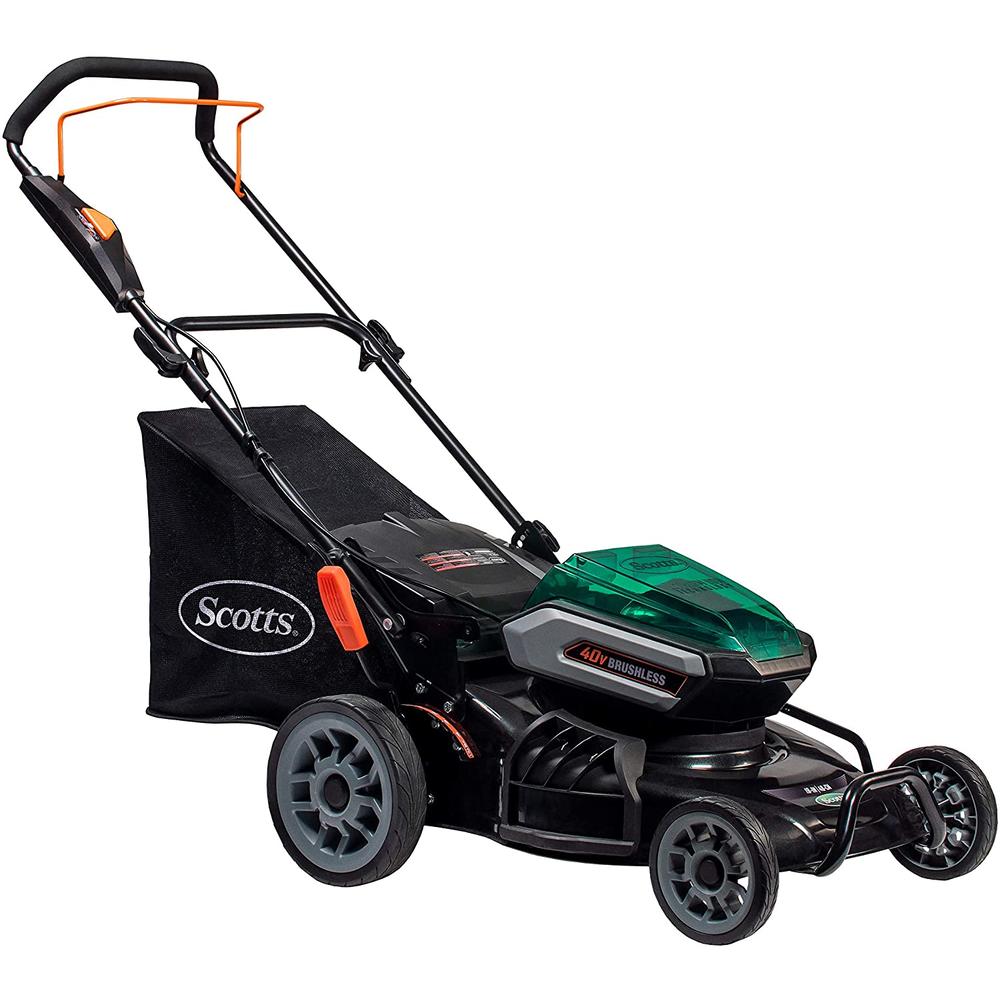 Scotts Outdoor Power Tools 61940S 19-Inch 40-Volt Cordless Lawn Mower, 5Ah Battery and Fast Charger Included
