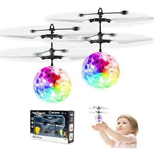 Galopar 2 Pack Ball Toys, Rechargeable Ball Drone Light Up RC Toy Kids Boys Girls