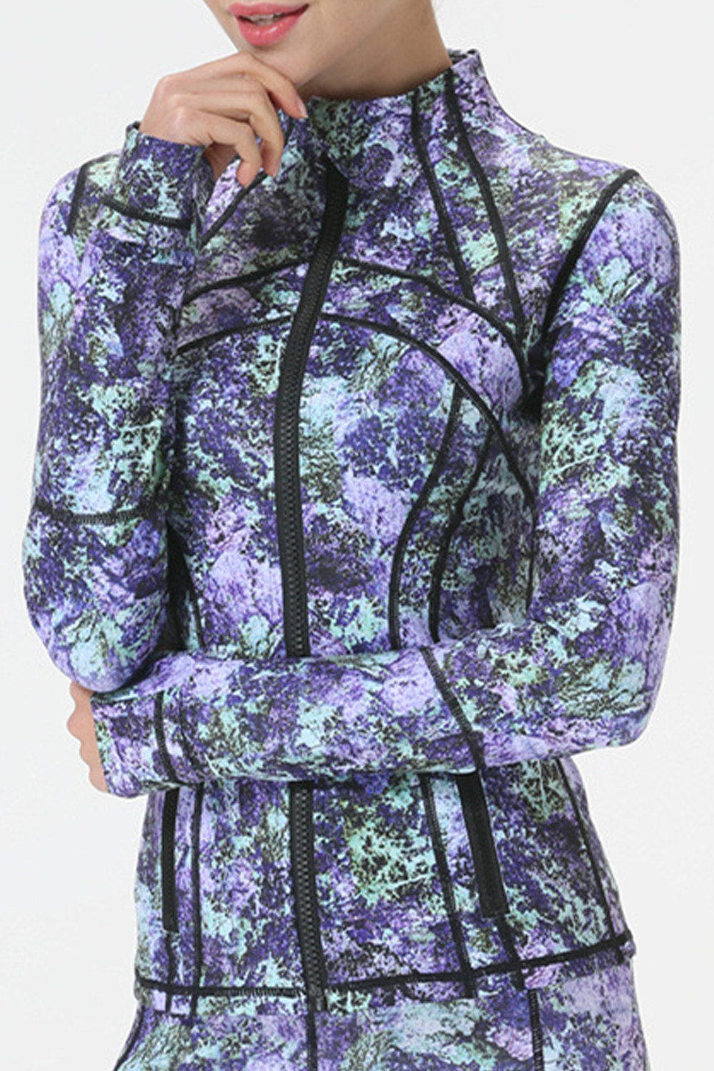 Selected Color is lavender jacket