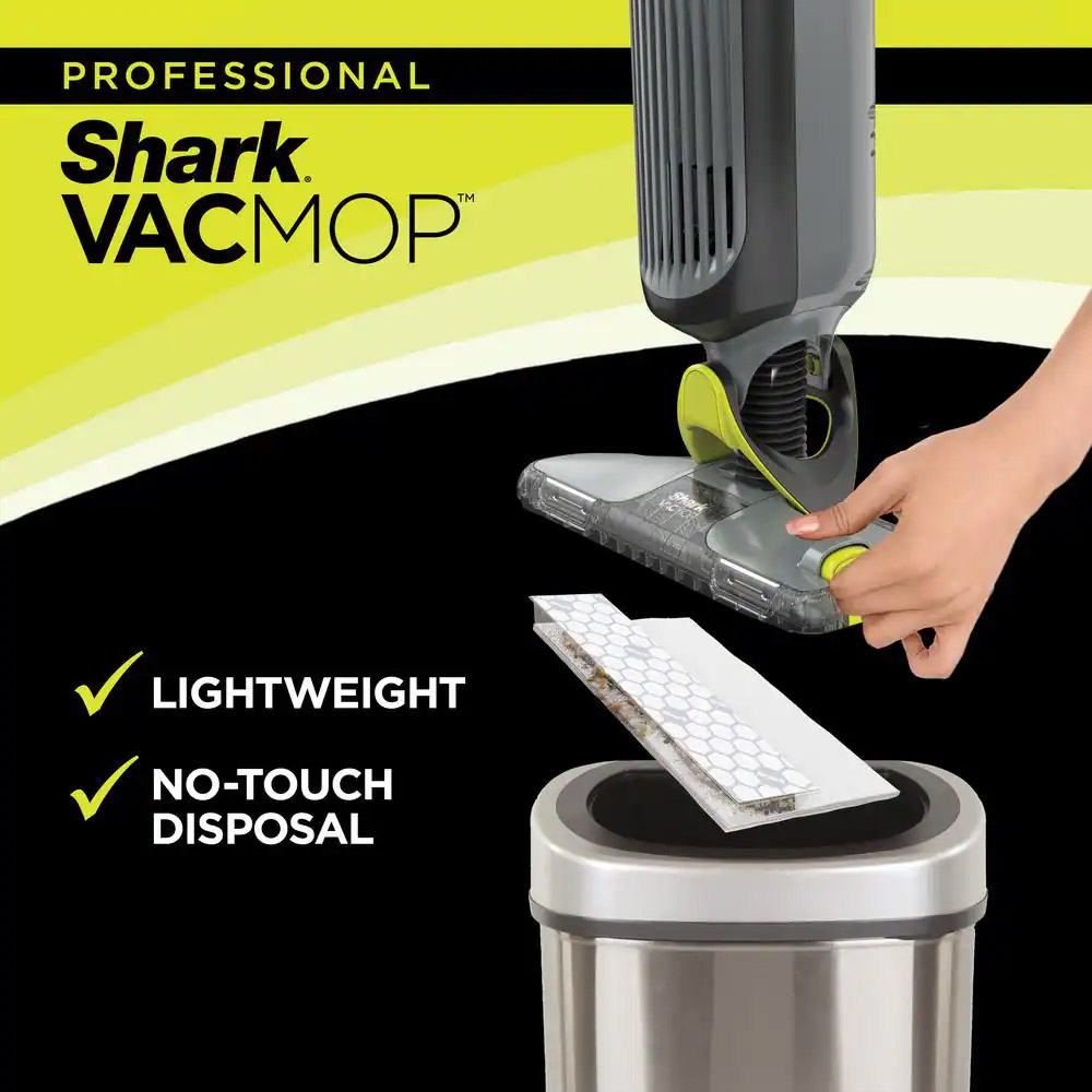 Shark VACMOP Pro Cordless Hard Floor Vacuum Spray Mop with Disposable VACMOP Pad.