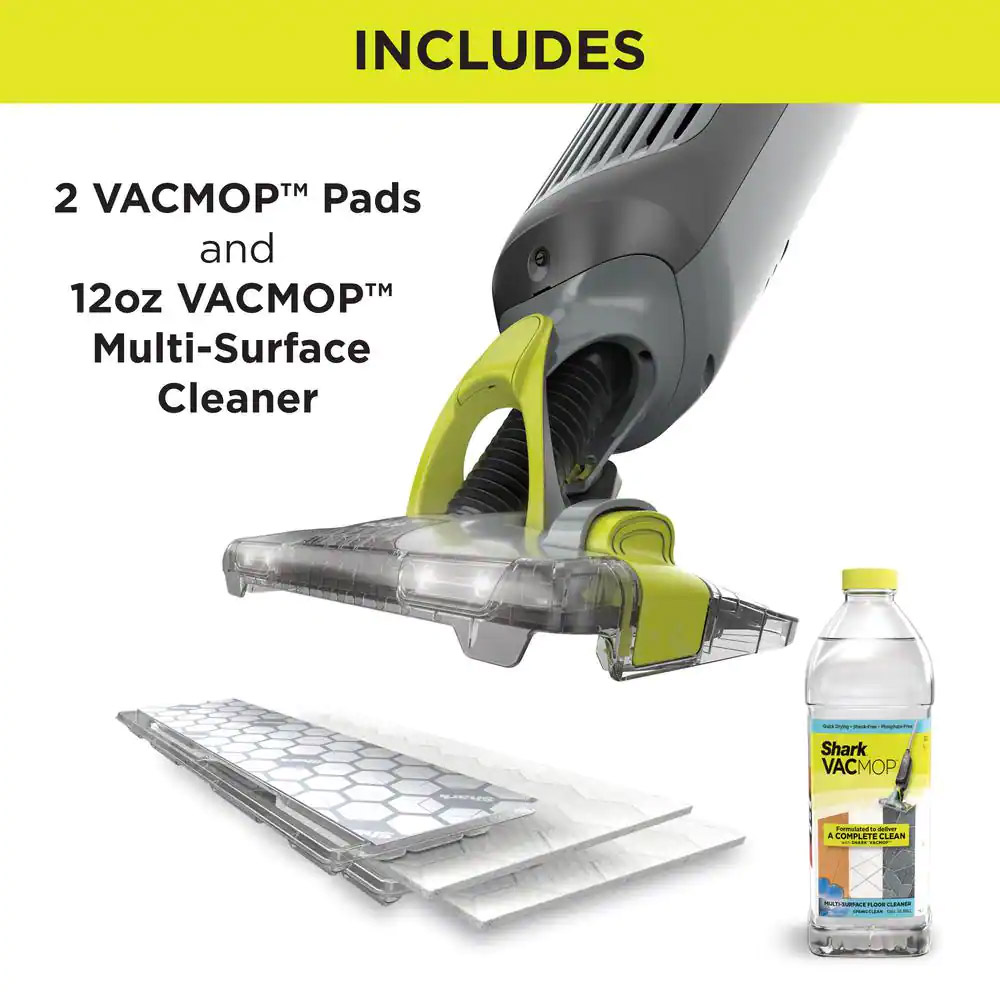 Shark VACMOP Pro Cordless Hard Floor Vacuum Spray Mop with Disposable VACMOP Pad.