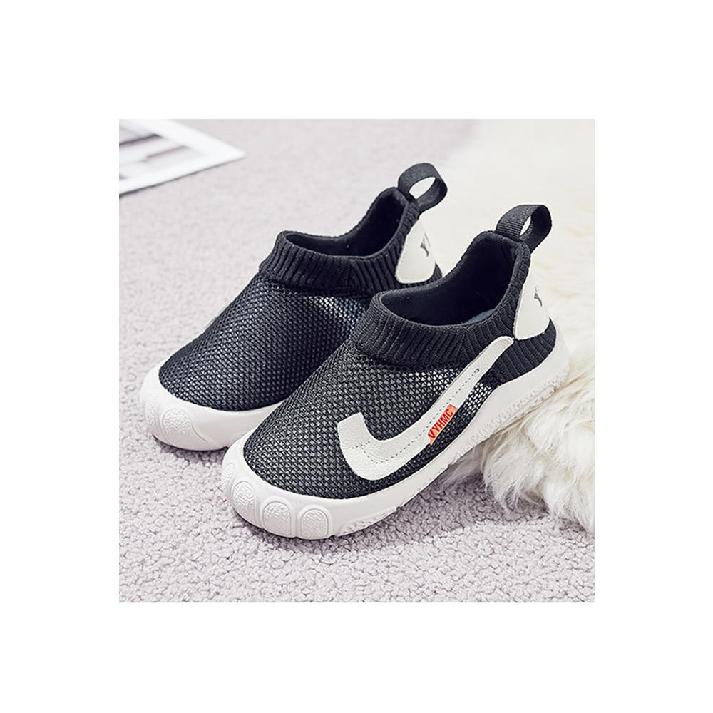 TOMCARRY Youth Girls Soft & Flexible Rubber Bottom Relaxed Fit Inner Collar Thin Mesh Casual Sports Shoes