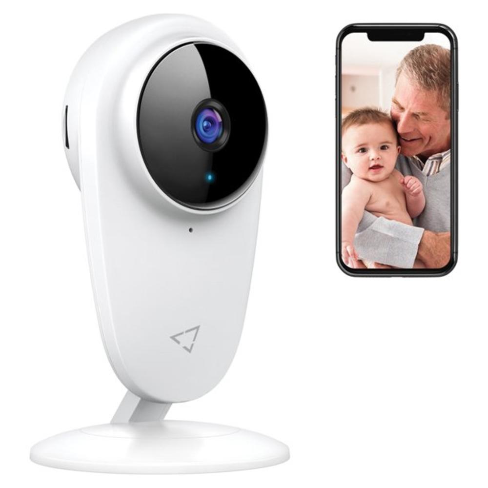 victure Wi-Fi Enabled, 1080P Indoor Smart Home Security Camera with Color Night Vision, White