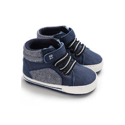 TOMCARRY Baby Boys High Top Round Toe Solid Colored Comfortable Shoes