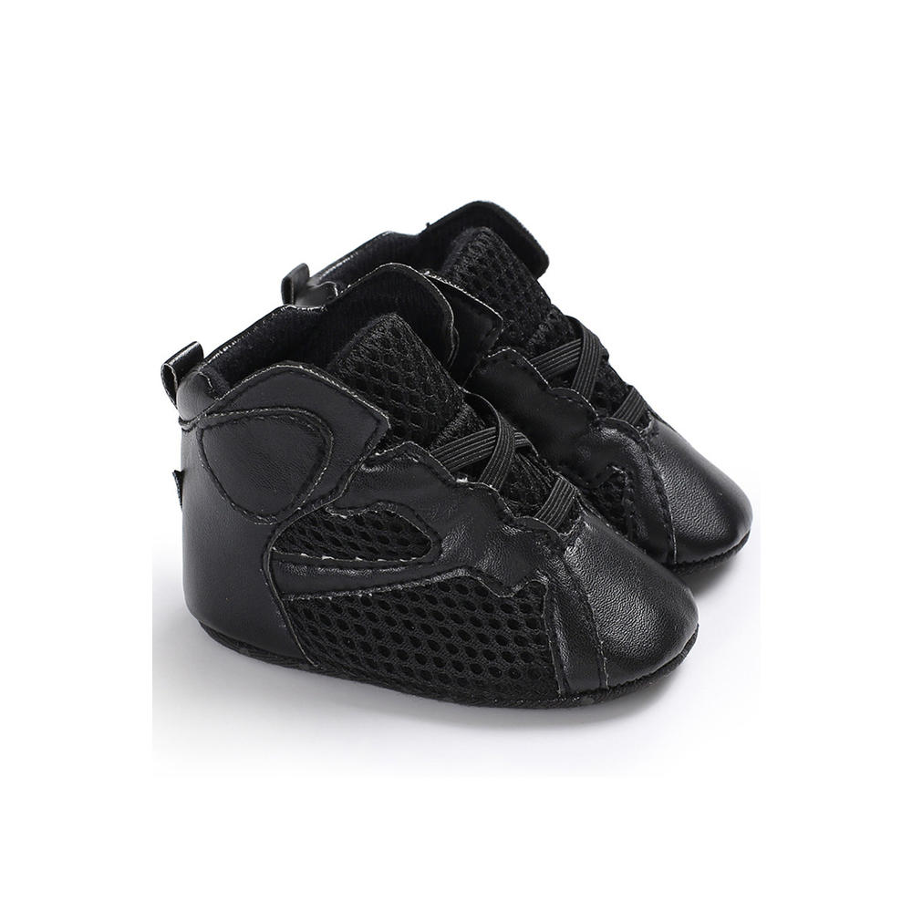 TOMCARRY Baby Boys Fantastic Solid Colored Lace Up High Top Soft Inner Collar Comfortable Casual Shoes