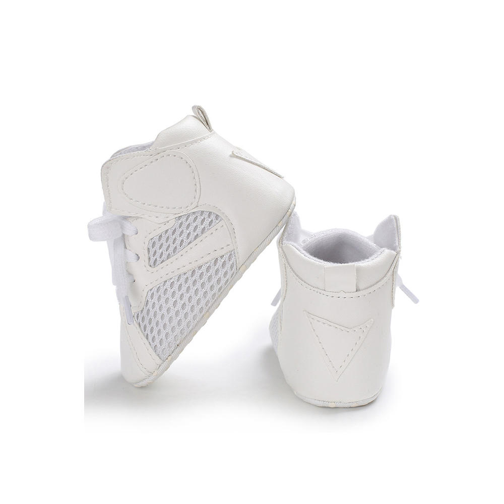 TOMCARRY Baby Boys Fantastic Solid Colored Lace Up High Top Soft Inner Collar Comfortable Casual Shoes