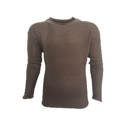 Tom Carry Men Splendid Solid Colored Hollow Styled Easy Long Sleeve Winter Round Neck Pullover Sweater