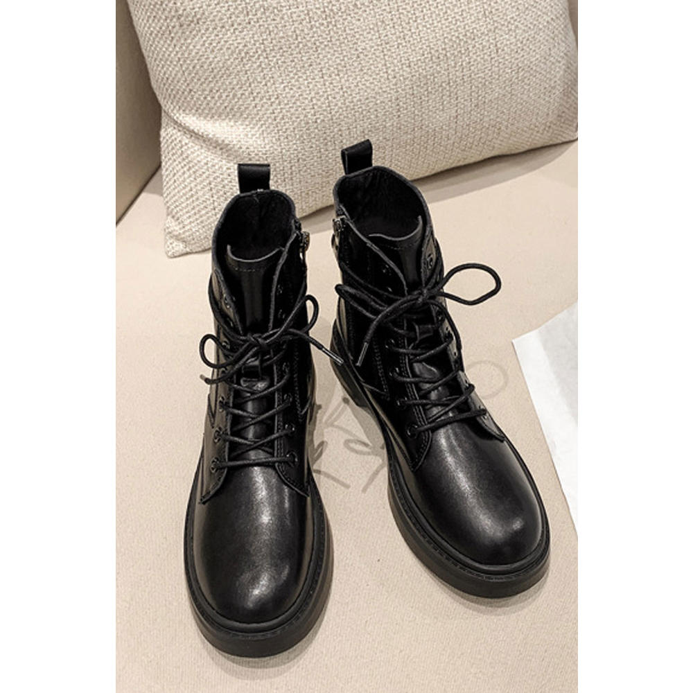 Tom Carry Women Thick Bottom High Top Lace Up Fantastic Boots
