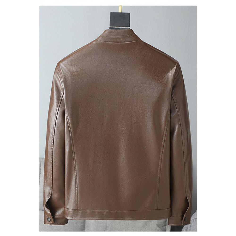 TOMCARRY Men Strongly Attractive Stand Collar Neck Flap Pocket Buttoned ...